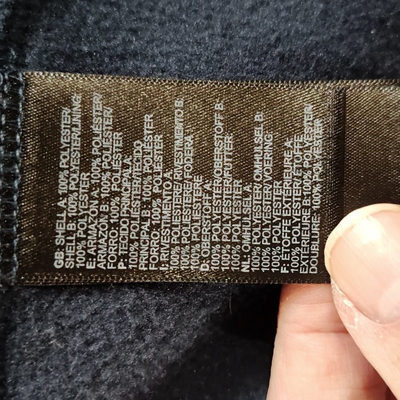 Northface Mens Lightweight Fleece Zip Up Jacket - Picture 9 of 10